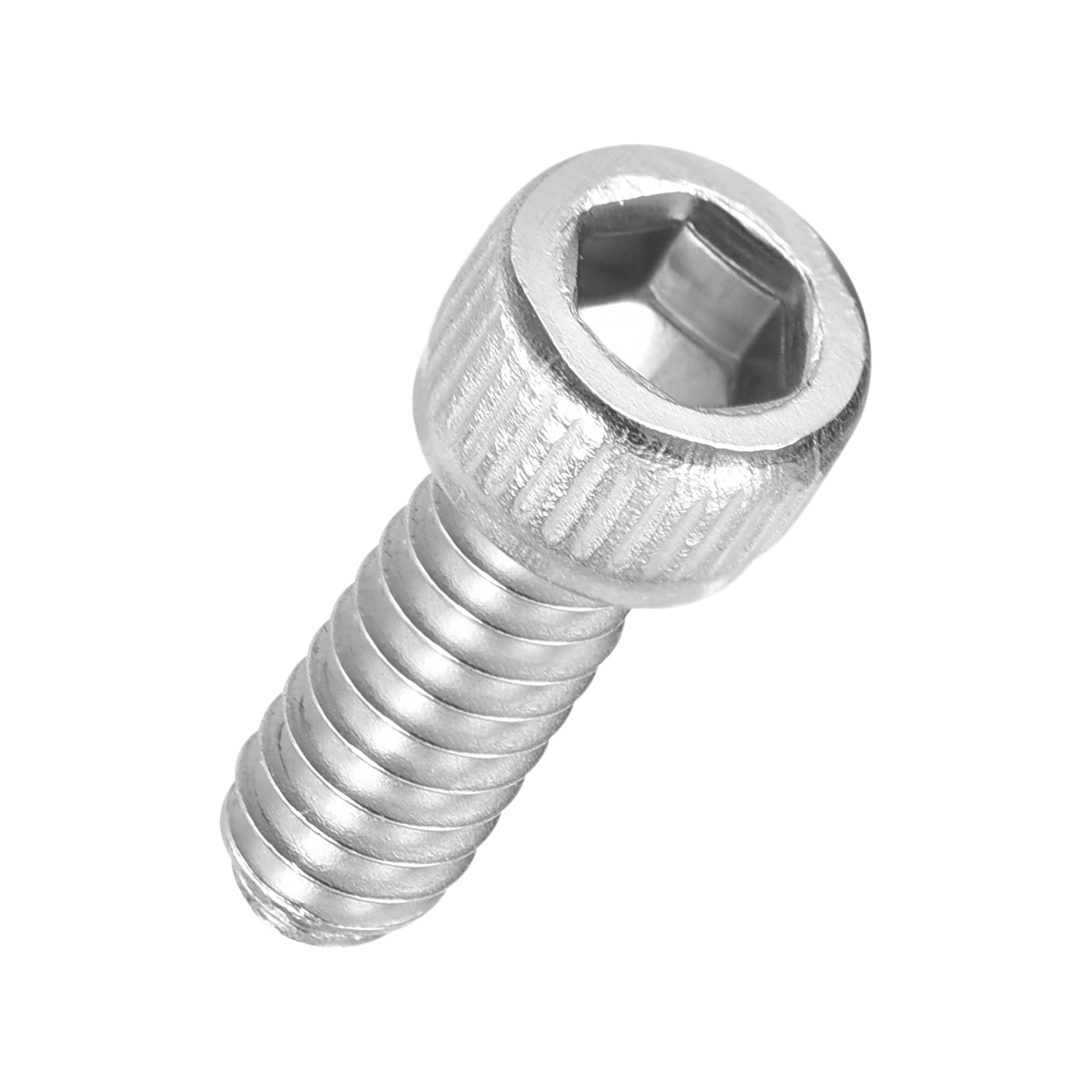 Kozelo 100pcs Socket Head Cap Screws - [#6-32 x 3/8"] UNC 304 Stainless Steel Allen Socket Drive for Electrical Motor 3D Printing Fan Engine Replacement Use, Silver — image 1