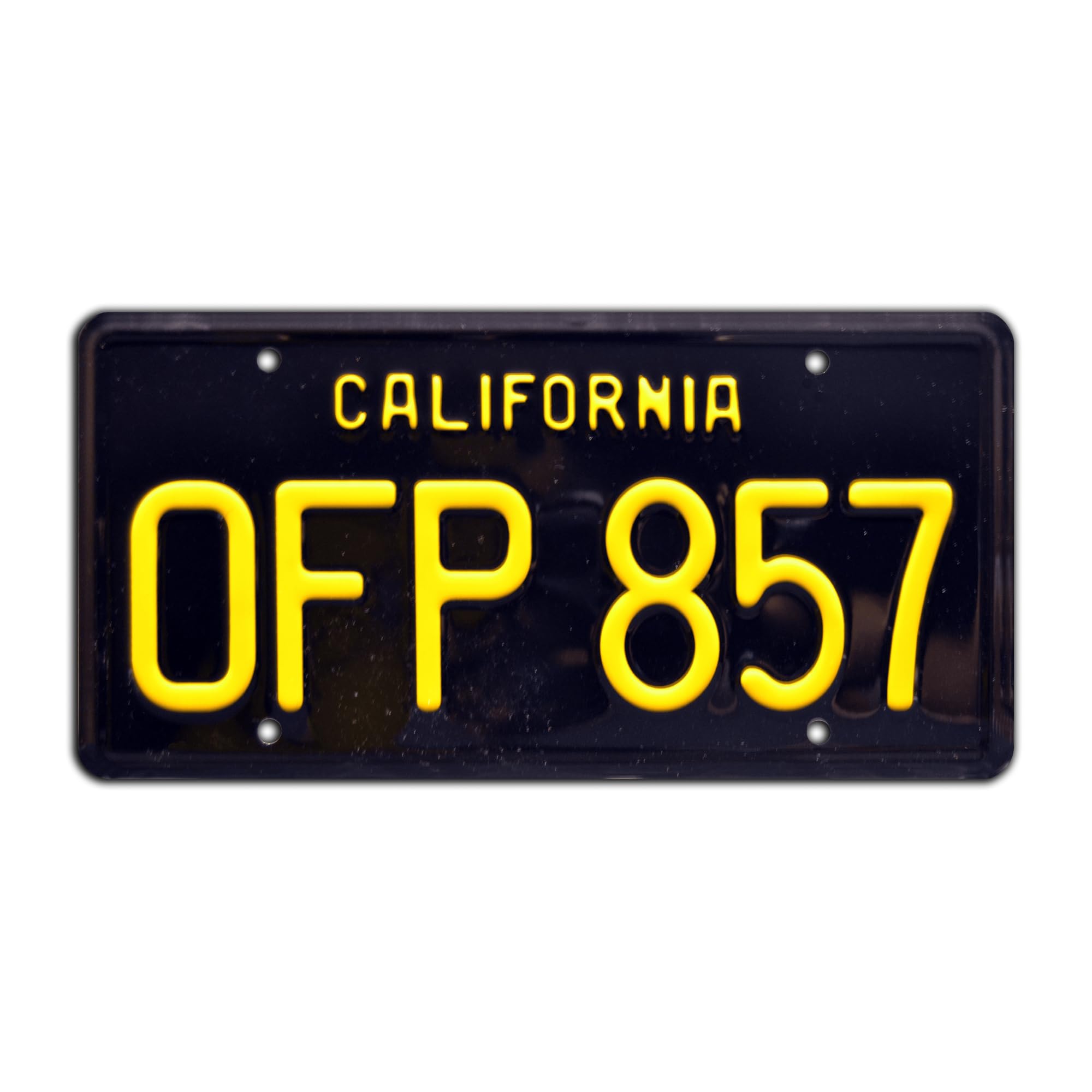 Celebrity Machines Herbie The Love Bug | OFP 857 | Metal Stamped License Plate