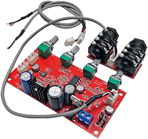 Amazon Co Jp Taidacent M651マイクアンプ 自作 Pt2399 Reverbe 回路 Ad8 プリアンプ Micphone ボードマイク混合エレクトレットマイク用 固定ポテンショメーター 家電 カメラ