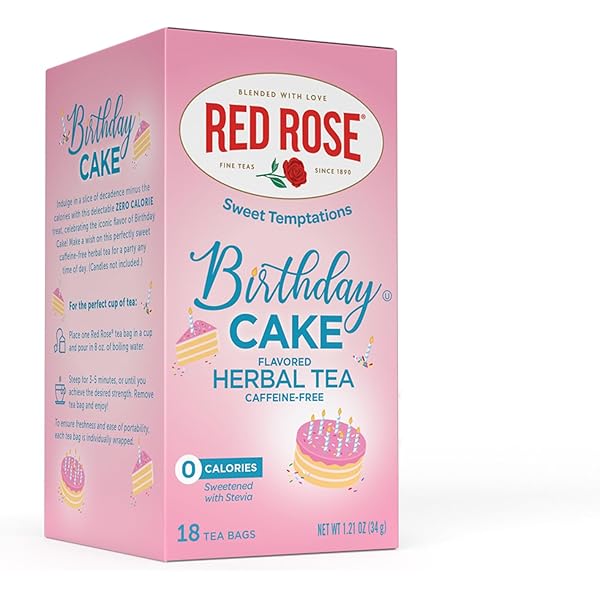 Amazon.com : Red Rose Mint Blend Herbal Tea Naturally