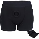 Lacnuopao Strap on Underwear Harness, Strapless Strap on Boxer Brief Panties