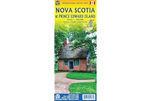 Nova Scotia & Prince Edward Island Travel Reference Map - 2025 Edi