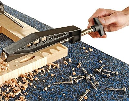 Pocket Hole Clamp for Woodworking, DIY-ers, Slant-hole Drilling and Power Tool Accessories