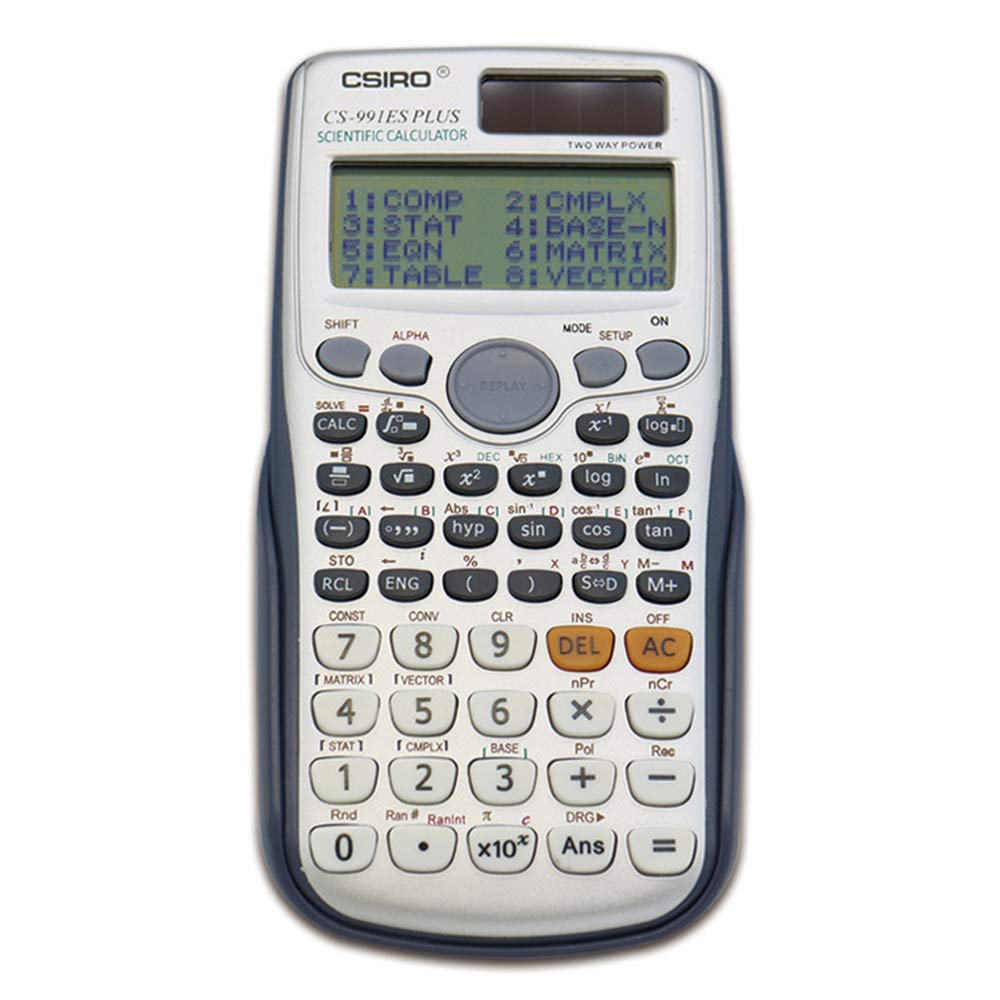 Hihuhen Scientific Calculator With 417 Mathematical Functions Cs 991es Plus Office Electronics Stationery Office Supplies