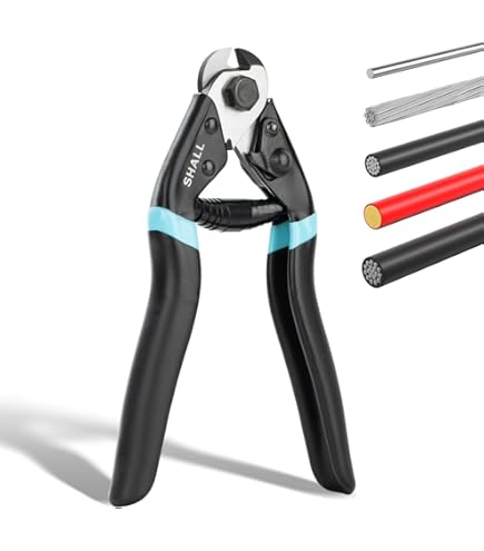 Platinum Tools Wire Rope Cutter - Cuts & Crimps Steel Cable, Clamshell Accessory Box (10513C) - View #4