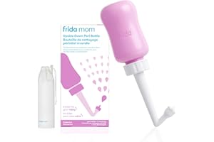Frida Mom Upside Down Peri Bottle Sprayer, Perineal Care & Postpartum Recovery, Portable Travel Bidet & Perineal Cleanser wit