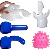 Large Fun Health Massage Wand Attachments Set 5 Piece Silicone Compatible with Hitachi HV260 HV270 HV280 Enhances Relaxation Easy Installation Fits 2.36 Inch Inner Diameter (Large 5Pcs)