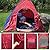 Ezyoutdoor 2 Person Camping Dome Tent 2 Seasons Instant Pop up Tents Shelter 79x79x58'' with Gift Mat Pad