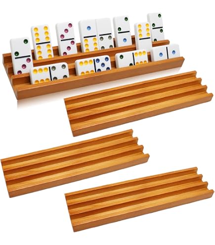 NKlaus Scatola Domino In Legno Di Mango E Ottone, 20,5 Cm - Decorazione Marittima Stile Vintage, Set 15937