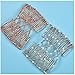 LOVEF 2pcs Fashion Magic Beaded Elasticity Double Hair Comb Clip Stretchy Women Hair Accessories