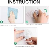 GlobaLink 4 Pack Clear Suction Hooks Heavy Duty 3KG Vacuum Cups view 7