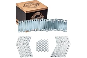 AUTOANDART 50 Pc Set Transmission Torque Converter Brackets Retainers with 3" Carriage Bolts & Nuts