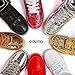 Odema Women High Top USB Charging LED Shoes Flashing Sneakers, Gold, 10 B(M) US