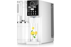 BEATYL Reverse Osmosis Water Filter, Water Purifier, Portable Water Purifier Countertop for Kitchen, Office, RV, No Installation, White