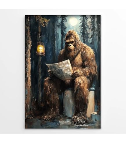 Amazon.com: Bigfoot Walking In Forest by Vincent Hie Fantasy