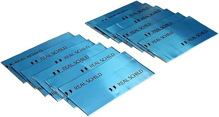 Amazon レアルシルト Real Schild 使いやすい10cm cmサイズ 10枚入り デッドニング材 車載用制振シート フロアマット 車 バイク