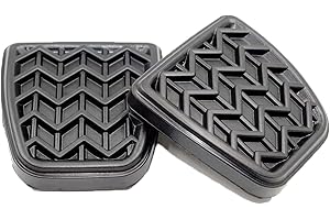 Havgufil Clutch & Brake Pedal Pad Rubber Cover 31321-52010 Foot Pedal Pad Covers compatible with Corolla Camry Tacoma RAV4 Ma