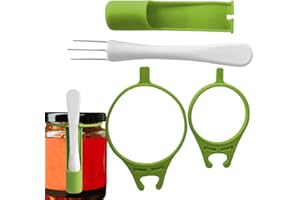 Pickle Jar Fork,Multifunction Pickle Picker | Olive Pepper Food Grabber, Unique Kitchen Gadgets Pickle Fork with Long Handle 