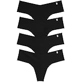 Victoria's Secret Women's No Show Thong Underwear, Panties for Women, Multi Pack (XS-XXL)