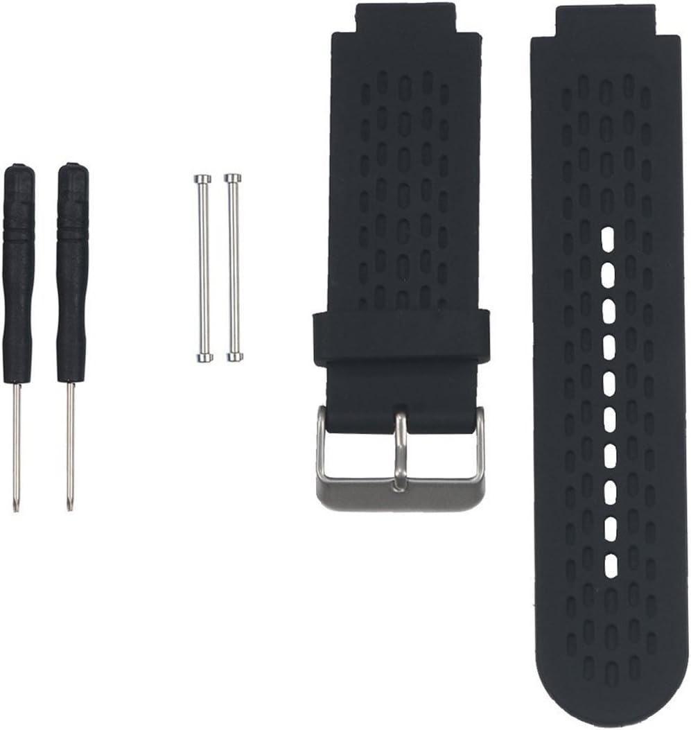 YEFOD Garmin Approach S2 S4 Strap, Silicone Accessories Replacement Watch Band Wrist Strap for Garmin Approach S2/S4 GPS Golf Watch,including Tools and Lugs