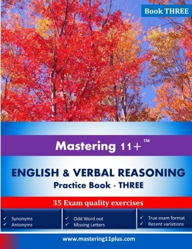 Mastering 11+ English & Verbal Reasoning - Practice Book 3