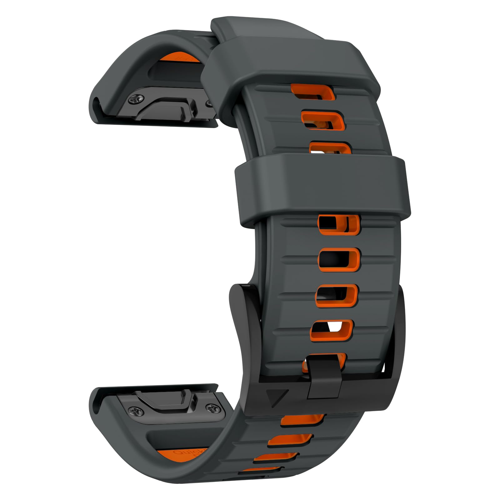 MYSNBKN 22mm Quick Fit Strap for Fenix 8 47mm/Fenix 7 Pro/Fenix 7/Fenix 6 Pro/Fenix 6/Fenix 5/Fenix E/EPIX 2, Soft Silicone Replacement Band for Forerunner 935/945/955/745/Approach S60/S62