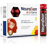 Neurobion Forte Vitamin B12 Methylcobalamin B6 B2 Niacin Liquid Shots Daily Energy &amp; Nervous System Support Complex Easy Oral Drinkable10 Vials