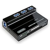 UNITEK 3 Ports USB 3.0 Hub with Multi-In-1 Card Reader with 5V 2A Adapter and USB 3.0 Cable for iMac, MacBook, MacBook Pro, MacBook Air, Mac Mini, ChromeBook Pixel, Microsoft Surface Pro, Lenovo Yoga, or any PC