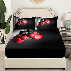 Erosebridal Boxing Bedding Set Sports Theme Fitted
