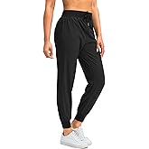 Soothfeel Women's Joggers with Zipper Pockets Lightweight Running Gym Travel Casual Workout Athletic Joggers Pants for Women
