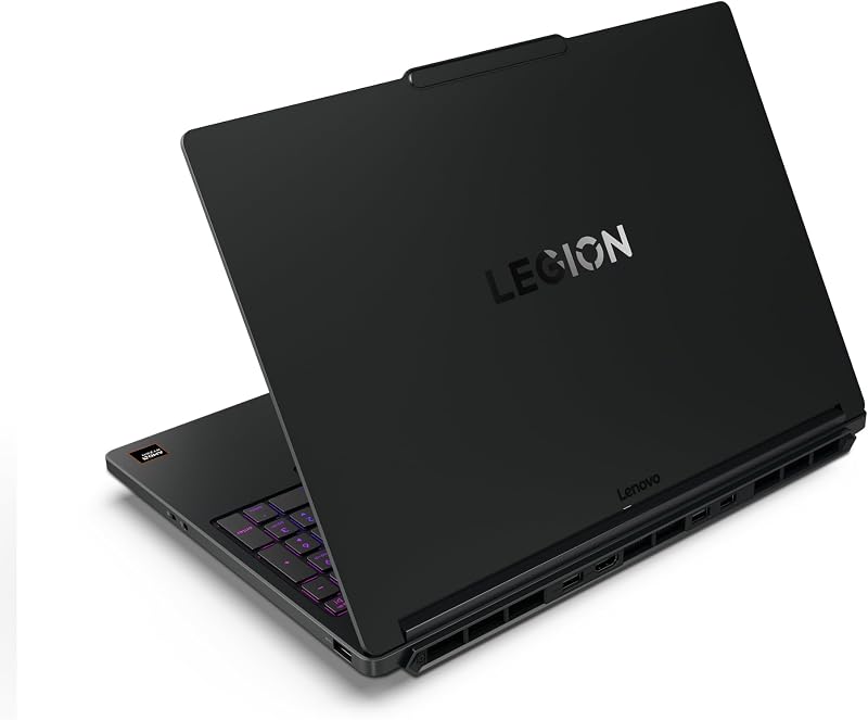 Legion 5 Gen 11 - Portátil Gaming IA 15.3" OLED (AMD Ryzen 7 250, NVIDIA GeForce RTX 5050, 165Hz, 16GB RAM, 512GB SSD, Wi-Fi7, Sin Sistema Operativo) QWERTY Retroiluminación RGB, Español-Negro