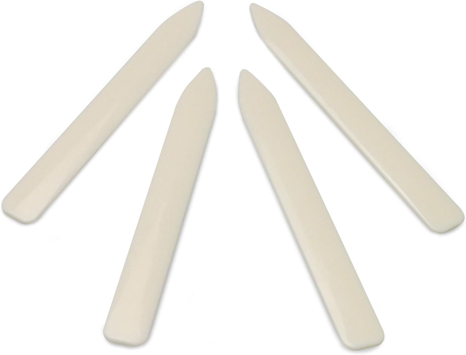 Wuaeny Premium 4PCS Bone Folder and Scoring Tool, 8IN Paper Folding Tool, Smooth Paper Creaser for DIY Handmade Paper Crafts, Card Making, Origami, Scrapbooking and Leather Burnishing Bookbinding, ABS