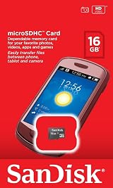 SanDisk 16 GB microSDHC Memory Card - Frustration Free Packaging - Black view 2