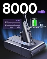 FLYLINKTECH 8000mAh Dyson V7 Battery Replacement for SV11 Animal Fluffy view 3