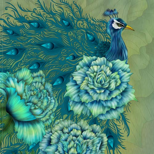 Urbeutyke Huawei Mate 20 Wallet Case, Huawei Mate 20 Case, Premium PU Leather Flip Folio Case Cover with Wrist Strap, Card Holder, Cash Pocket, Kickstand for Huawei Mate 20 - Green Peacock