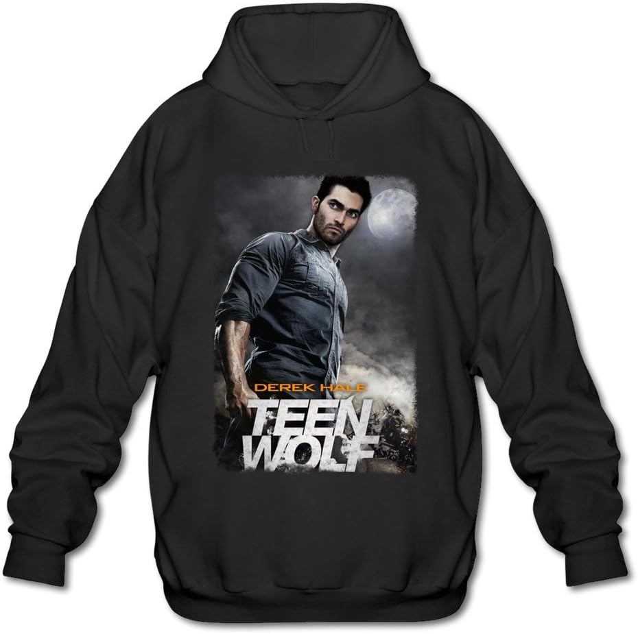 New TBTJ Men's Teen Wolf Hooded Pullover Sweatshirt
