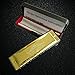 Harmonica Standard 10 Hole 20 Tones Harmonica Key of C Blues for Beginners Students Children Kids with One Year Warranty, Gold By REZIPO