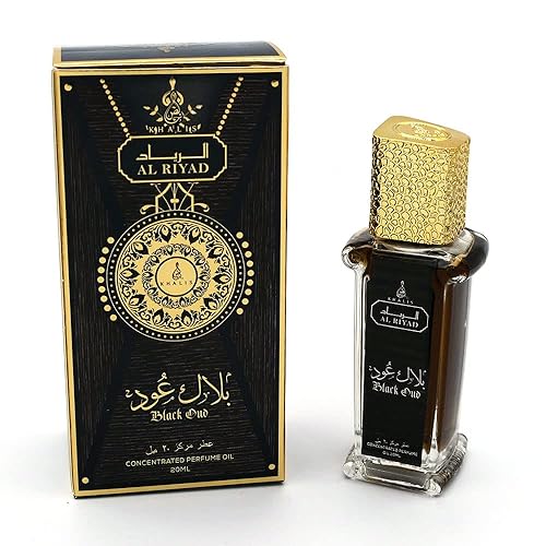 Maison d'Orient BLACK OUD 20 mL Perfume Roll On, Alcohol-Free Arabian  AL RIYAD Perfumes Arabes de Hombre Carry On Essentials 