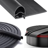 Racewill Combo RV Slide Out Seal Black Rubber 018-312-EKD &amp; 018-341 EK, 1' x 15/16' x 35' D-Seal Wiper &amp; 1/2' x 2.75' x 35&rsquo; Seal Base