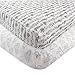 Hudson Baby Unisex Baby Cotton Fitted Crib Sheet, Airplane, One Size