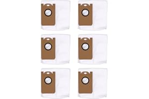 ZXHUANGOH 6 Pack Dust Bags for Proscenic M7 Pro M8 Pro Vacuum Cleaner, Leakproof Dedicated Vacuum Bag for iHome AutoVac Nova,for Uoni V980MAX, for HONITURE Q6 Q5, for Kyvol Cybovac S31