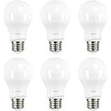 Linkind A19 LED Light Bulbs Dimmable, 60W Equivalent, 2700K Soft White, 9.5W 800 Lumens, E26 Standard Base, UL Listed, Lighti