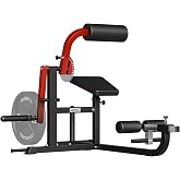 GMWD AB/Back Machine, AB Crunch Back Extension Machine, AB Workout Machine, Core Machine Upper Body Strength Training Home Gym Equipment