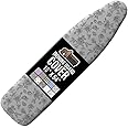 GORILLA GRIP Reflective Silicone Ironing Board Cover, Resist Scorching and Staining, 15x54, Hook and Loop Fastener Straps, Pa