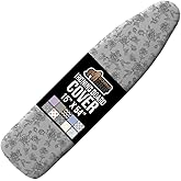 GORILLA GRIP Reflective Silicone Ironing Board Cover, Resist Scorching and Staining, 15x54, Hook and Loop Fastener Straps, Pa