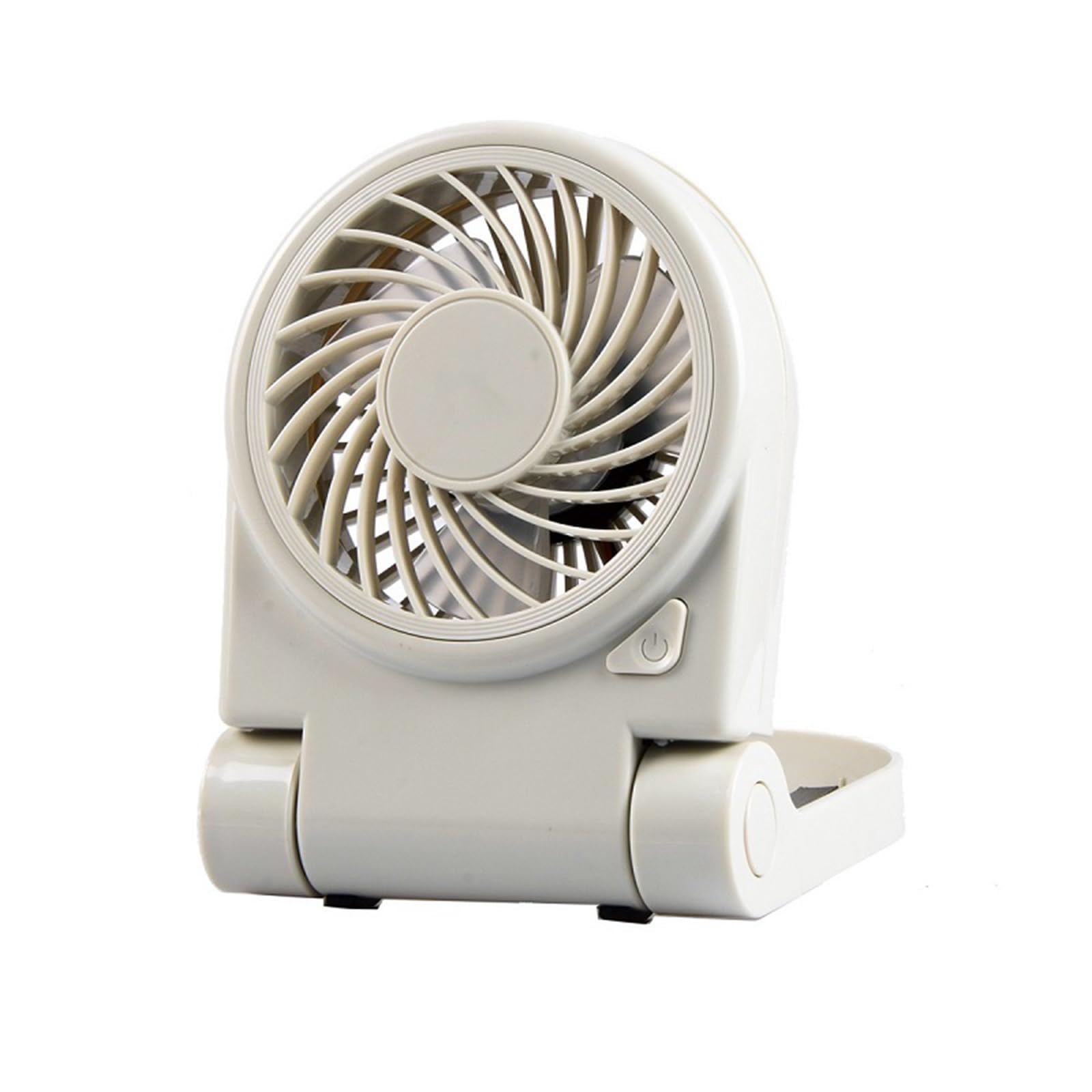 Photo 1 of shinic 4 Inch USB Desk Fan with 2 Speeds, 180° Adjustable - Portable Mini Fan Powered by Dual USB or 4 AA Batteries, Quiet Cooling for Home Office Desk, Outdoor, Travel, Dorm (Grey)