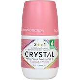 Crystal 3-in-1 BioHealth Deodorant, Coconut &amp; Vanilla, Natural Odor Protection with Aloe &amp; Hyaluronic Acid, Microbiome-Friendly, Moisturizing, Anti-Pollution Formula (2.25 Fl Oz)
