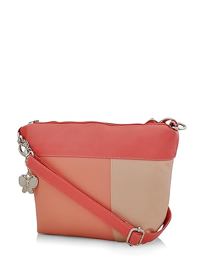 Butterflies Womens Sling Bag (Dark Peach) (BNS 0610DPCH)