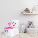 KIDOOLA Potty Training Toilet Seat Pink | Splash Guard | Travel Potty 6m-5y view 6