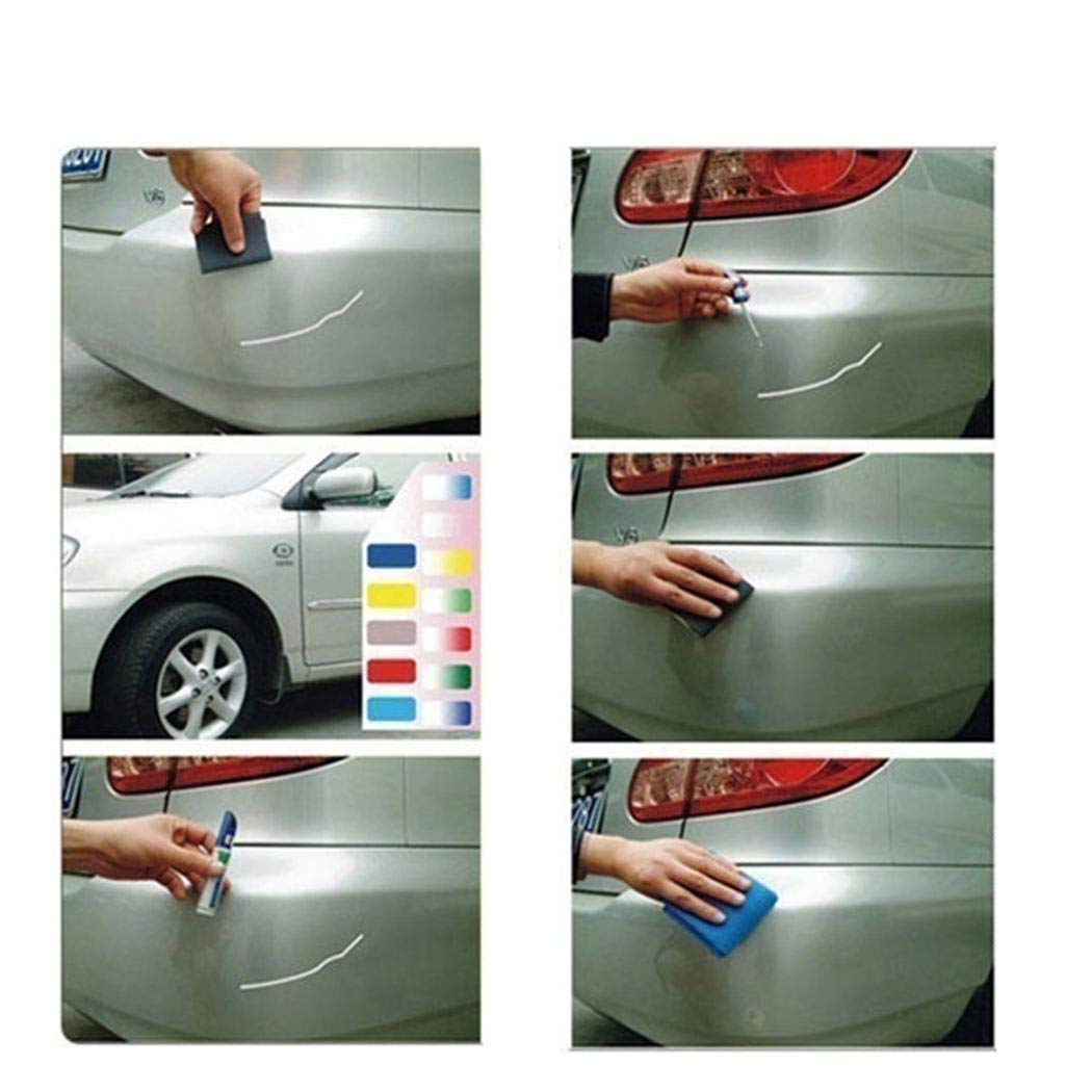 Zhuygba Scratch and Swirl Remover - Ultimate Car Scratch Remover Pen - Polish & Paint Restorer Pen, Car Paint Repair Marker Pens - Easily Repair Paint Scratches, 12ml